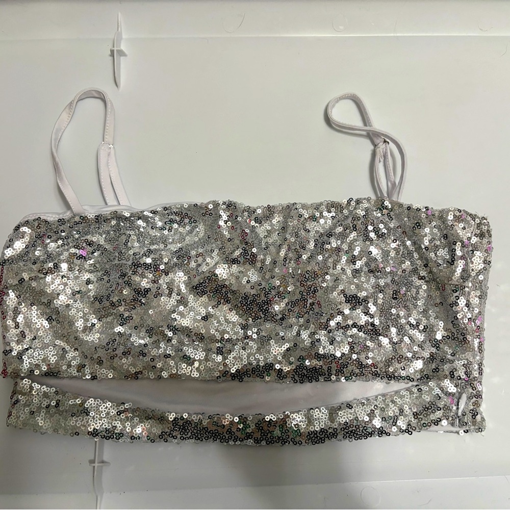 ❤️‍🔥3 for $20❤️‍🔥 Cropped Sequin Tank